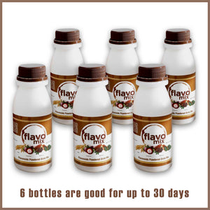 6 Bottles - FLAVO MIX SUPERFOOD (Recovery Pack - Good for 1 Month)